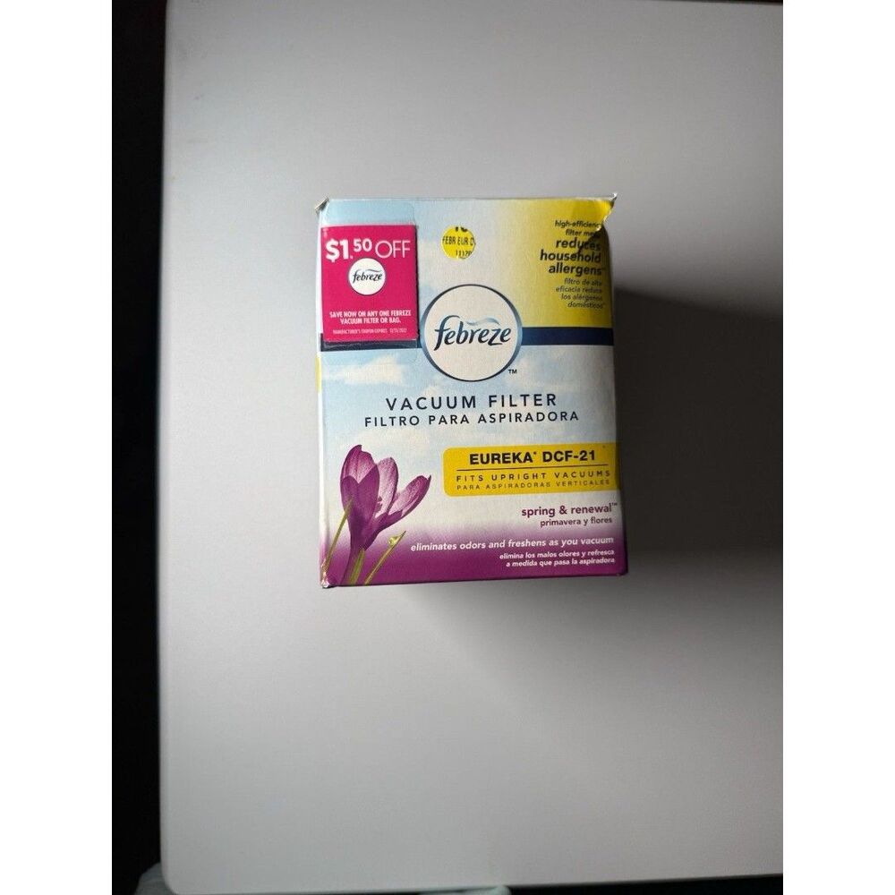 Febreze Eureka Upright Vacuum Cleaner Allergen Filter - Damaged Box, New